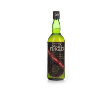 GLEN FLAGLER RARE ALL MALT Single Malt Scotch Whisky 26 2/3 fl.oz, 70° proof.