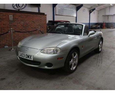 Make &amp; Model: Mazda MX-5 NevadaDate of Reg: CA03 OMXColour: Silvercc: 1839MoT: 20-06-2022Fuel Type: PETROLMileage: 97KTra