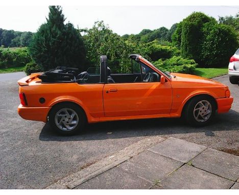 Make &amp; Model: Ford EscortDate of Reg: G449 DPLColour: Orangecc: 1597MoT: 29-04-2022Fuel Type: PETROLMileage: 33KTransmiss