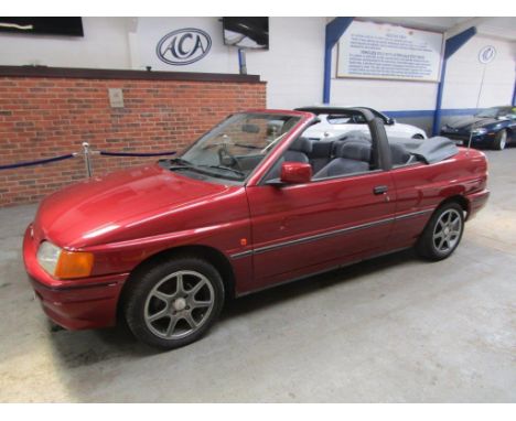 Make &amp; Model: Ford EscortDate of Reg: J56 UWKColour: Redcc: 1596MoT: 13-04-2021Fuel Type: PETROLMileage: 48kTransmission: