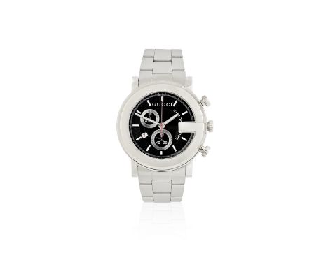 Gucci. A stainless steel quartz calendar chronograph bracelet watchModel: G-ChronoReference: YA101309Date: RecentMovement: 23