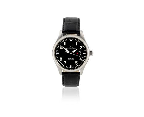 IWC. A stainless steel automatic calendar wristwatchModel: Fliegeruhr Mark XVIIReference: IW326501Date: Purchased 20th Decemb
