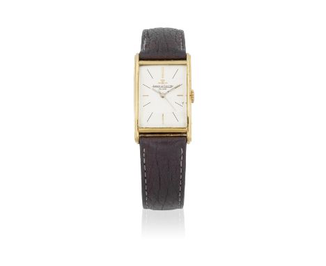 Jaeger-LeCoultre. An 18K gold manual wind wristwatchDate: Circa 1962Movement: Jewelled manual wind, No.1500512Dial: Brushed s