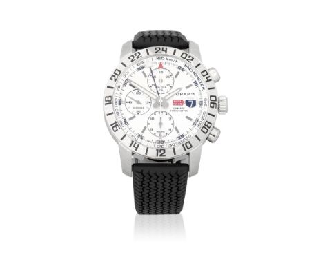 Chopard. A stainless steel automatic calendar chronograph wristwatch to be offered on behalf of charityModel: Mille Miglia GM