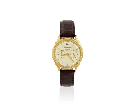 Jaeger-LeCoultre. A 9K gold automatic wristwatch with power reserveModel: FuturematicDate: London Hallmark for 1956Movement: 