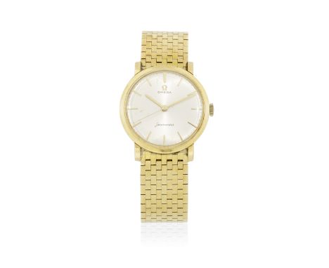 Omega. An 18K gold manual wind bracelet watchModel: SeamasterDate: London Hallmark for 1959-60Movement: 17-jewel Cal.250 manu