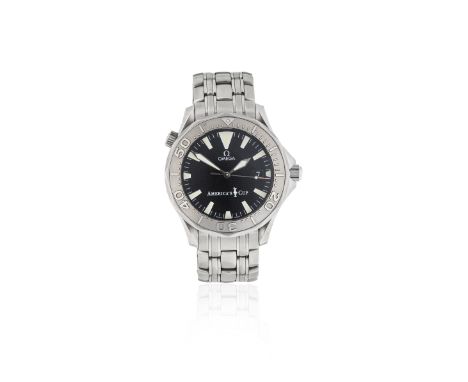 Omega. A Limited Edition stainless steel automatic calendar bracelet watchModel: Seamaster Americas CupReference: 25335000, L