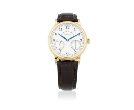A. Lange &amp; Söhne. An 18K rose gold manual wind wristwatch with Up and Down indicationModel: 1815 Up &amp; DownReference: 