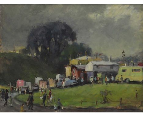 ▴ Alfred Ackrill (1907-1988)Daisy Nook fairsigned 'A Ackrill' l.r., oil on board37 x 49cmCondition ReportFramed: 50.5 x 62cmT
