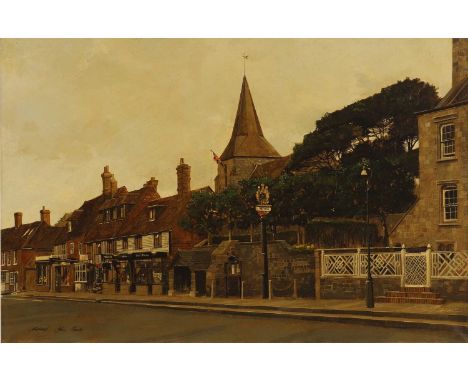 ▴ Michael John Hunt (b.1941)Mayfield, Kentsigned 'Michael John Hunt' l.l., oil on canvas 51 x 75cmCondition ReportFramed: 69.