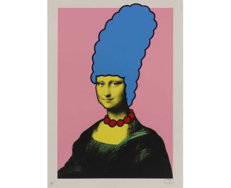 ▴ Nick Walker (b.1969)'Mona Simpson'screenprint in colours, signed with monogram in pencil l.r., and numbered '643/750', with