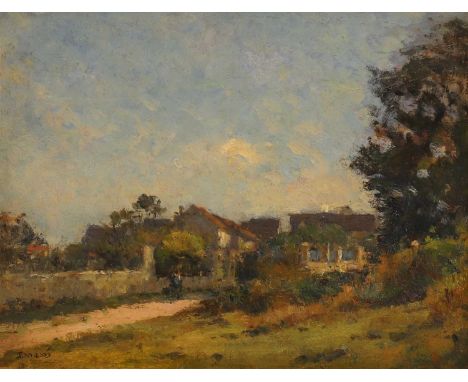 Jean Eugène Julien Massé (French, 1856-1950)A rural lanesigned 'J. Massé' l.l., oil on board31 x 39cmCondition ReportFramed: 