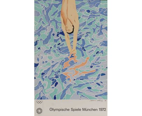 David Hockney OM CH RA (b.1937)'Olympische Spiele München 1972'offset lithograph in colours, from an open editionsheet 101 x 