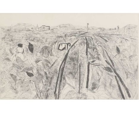 ▴ Anthony Gross RA (1905-1984)'Tobacco Harvesters'etching, 1957, signed 'Anty gross' in pencil l.r., inscribed with title and
