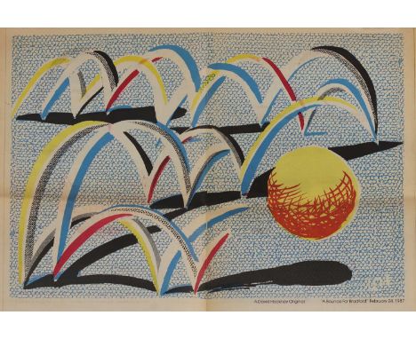 David Hockney OM CH RA (b.1937)'A Bounce for Bradford'four copies of an offset lithograph in colours, a limited edition of un