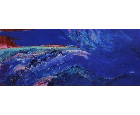 ▴ Adrian Hemming (b.1945)'Summer Storm'signed 'Adrian Hemming', inscribed with title and dated '2000' verso, oil on canvas61 