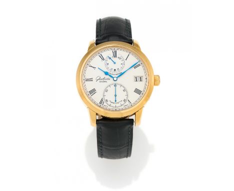 GLASHÜTTE ORIGINALSenator Chronometer. Armbanduhr. Herkunft: Deutschland, Glashütte. Datierung: 2010. Werk: Handaufzug, Cal. 