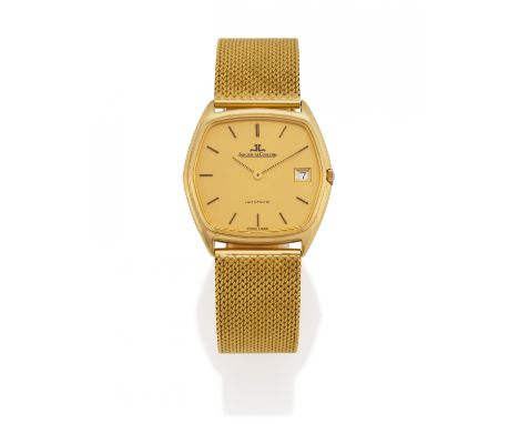 JAEGER LECOULTREArmbanduhr. Herkunft: Schweiz, Le Sentier. Datierung: Um 1970/1980. Werk: Automatik, Cal. 900, 28 Rubine. Geh