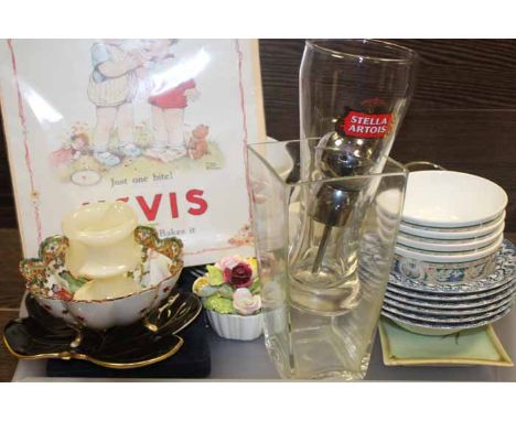 LARGE COLLECTION OF CERAMICS, GLASS AND SILVER PLATE
including a Noritake bowl, a Carlton ware dish, two sets of silver plate