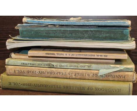 COLLECTION OF WWII AND POST-WWII TELEGRAPHY, AIRCARFT AND AIR NAVIGATION BOOKS
including 1938 Handbook of Wireless Telegraphy