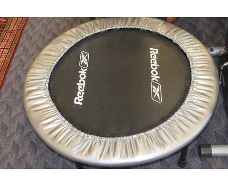 EXERCISE BIKE WITH TIMER AND EXERCISE TRAMPOLINE
