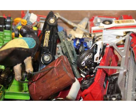 COLLECTION OF VINTAGE MODEL CARS AND OTHER VEHICLES
not boxed, including some mid 20th century die cast models