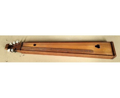 A late 19th/ early 20th century Epinette Des Vosges (plucked instrument Zither Family) French musical instrument 