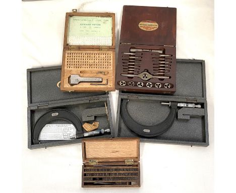 Various boxed scientific instruments/tools; etc. 