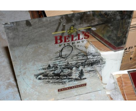 Large selection of Bells Finest Old Scotch Whisky advertising mirrors  