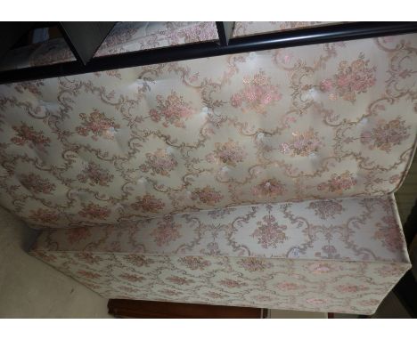 Single divan bed and mattress 