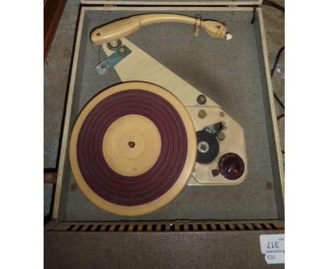 Cased record player 