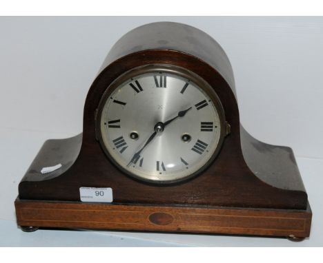 Oak cased Westminster chime mantel clock 