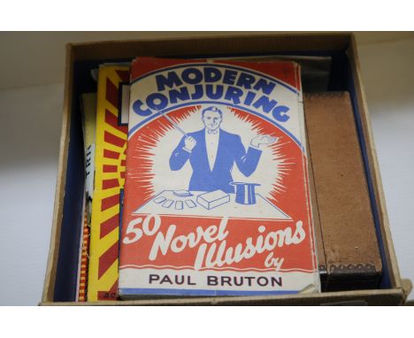 Box of 1930s/40s magic tricks