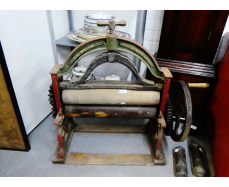 Vintage mangle by George Callam &amp; Co, Edinburgh