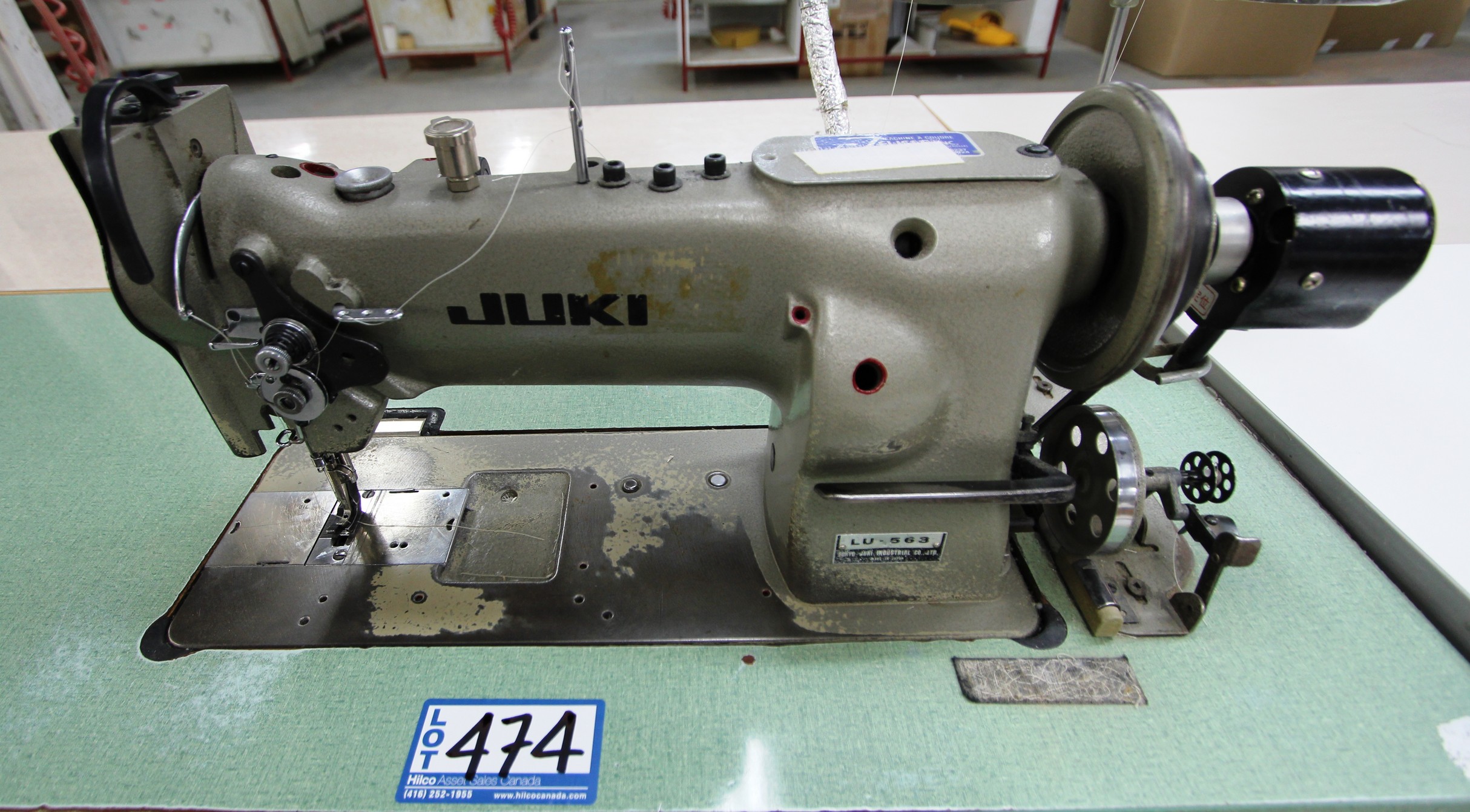 { Choice of lots 467,470,472,474 } Juki Model LU563 Single Needle