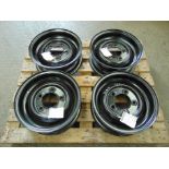 4 x Land Rover Defender Road Wheels (Tubed Black) P/No ANR4636PM