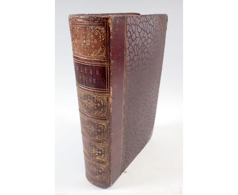 Bleak House by Charles Dickens with illustrations by H.K Browne, first edition 1853 published Bradbury and Evans, 11 Bouverie