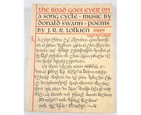 The Road Goes Ever On - A Song Cycle by Tolkien and Donald Swan, 1968 first edition with Elvin script