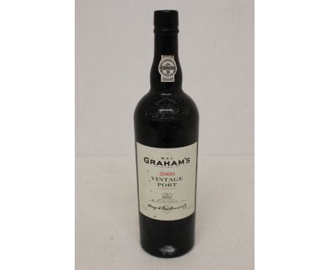 A Bottle Of Graham's Vintage Port 2000 Bottled In 2002. Bottle Is Still Sealed In Good Overall Condition With Slight Marks To