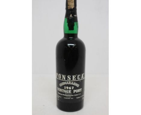 A Bottle Of Fonseca Guinmaraens Vintage Port 1967 Bottle Is In Good Overall Condition, Still Sealed, Label Has Slight Signs O