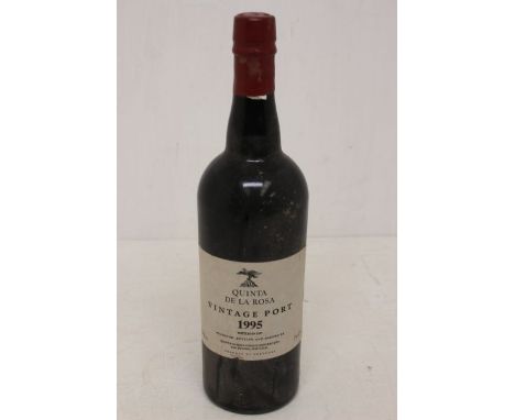 A Bottle Of Quinta De La Rosa Vintage Port 1995 Bottled In 1997Bottle Is In Good Overall Condition Still Sealed, Measures Int