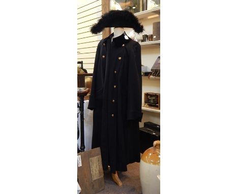 Justice of the Peace court dress uniform, cloak and hat, made for the Honorable Mr W D Shepherd, CIE, ICS appointed Justice o