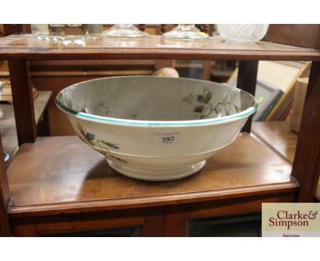 A Victorian toilet basin