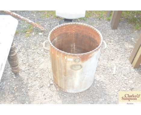 'The Doty Light' galvanized twin handled tank