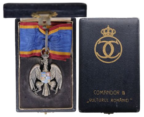 Commander's Cross, 2nd Class, instituted in 1933. Breast Badge, 59x42 mm, gilt Silver, centre enameled, hallmarked maker's ma