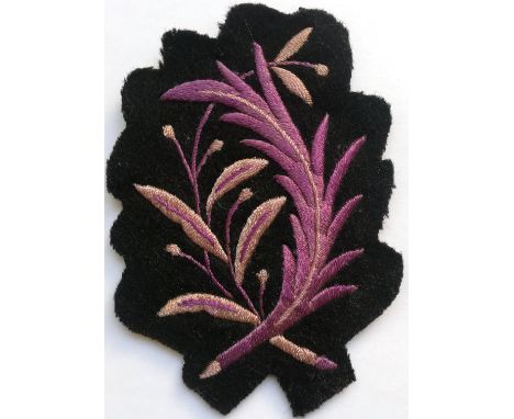 Officer`s Badge, 4th Class, instituted in 1808. Embroided Cloth, 115x83 mm. Very rare and mint state! R! I