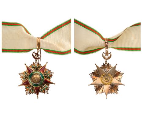 3rd Class Badge, Instituted in 1878, to be awarded upon ladies for exceptional merit in the help and care of wounded and vict