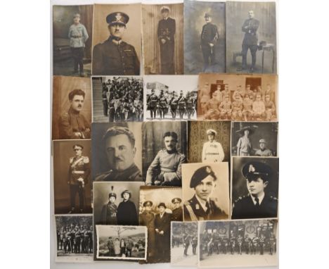 Military Photos black and white and color of 1st and 2nd WW. Romanian Army, Portrait and Group Photos, Officers and Troops Ph