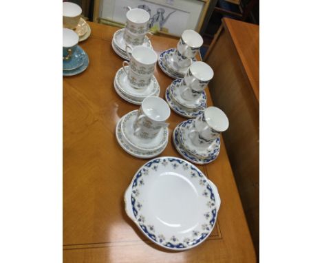 PARAGON 'FIONA' PATTERN TEA SERVICE, along with another Paragon tea service