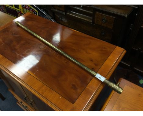 BRASS CRESCENT GAS LAMP LIGHTER